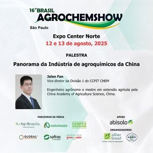 Parceria entre Brasil e China avana no setor de agroqumicos ao focar em sustentabilidade e inovao