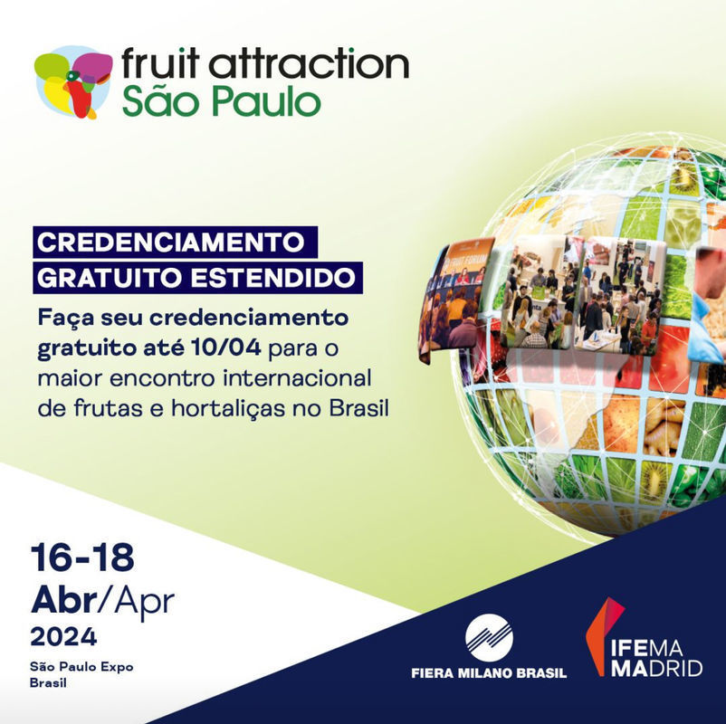 Fruit Attraction estende credenciamento gratuito para a primeira edio no Brasil